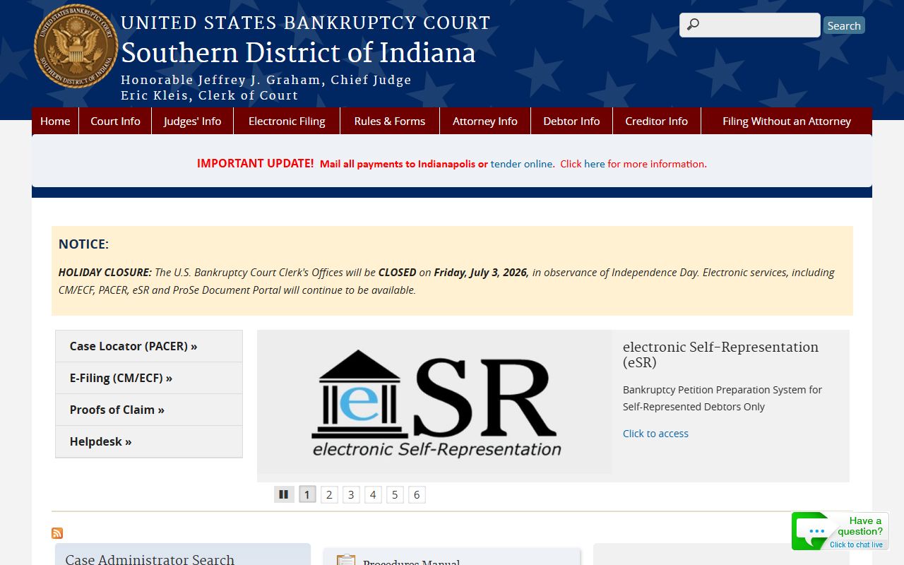 Marion County probate records bankruptcy court distinction